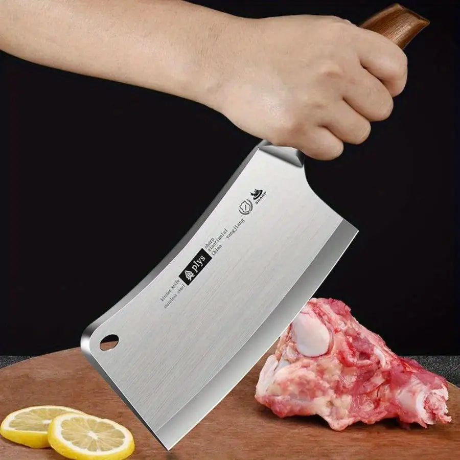 Hand Forged Multi-functional Heavy Duty Kitchen Chef Chopping Knife.