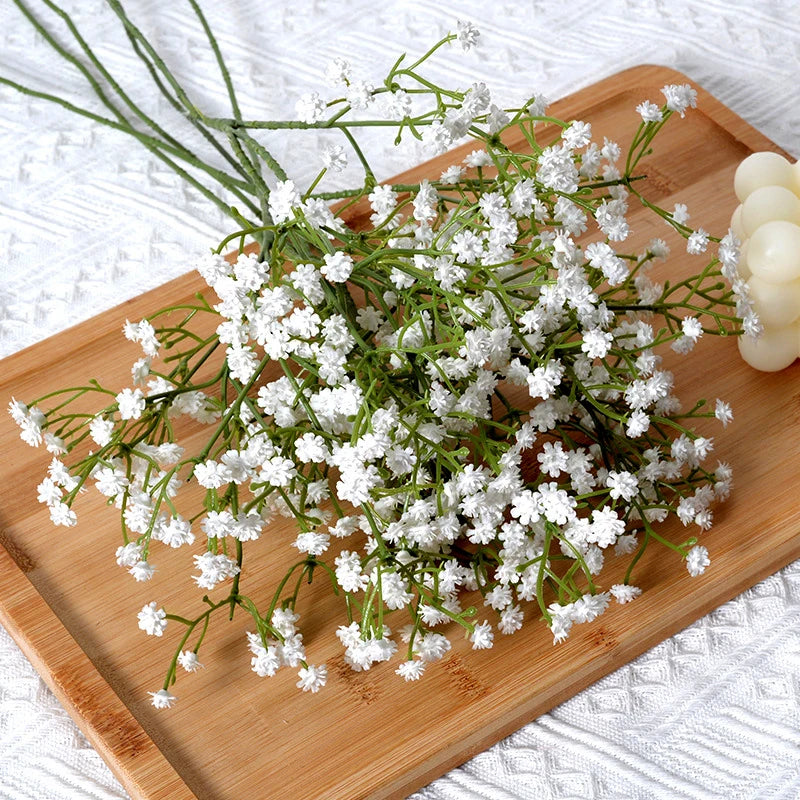 White Artificial Flowers For Multiple Use