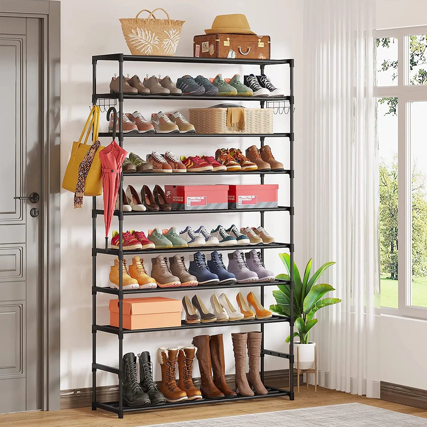 Large Multi-Use Storage Rack Organizer for  Shoes or Books