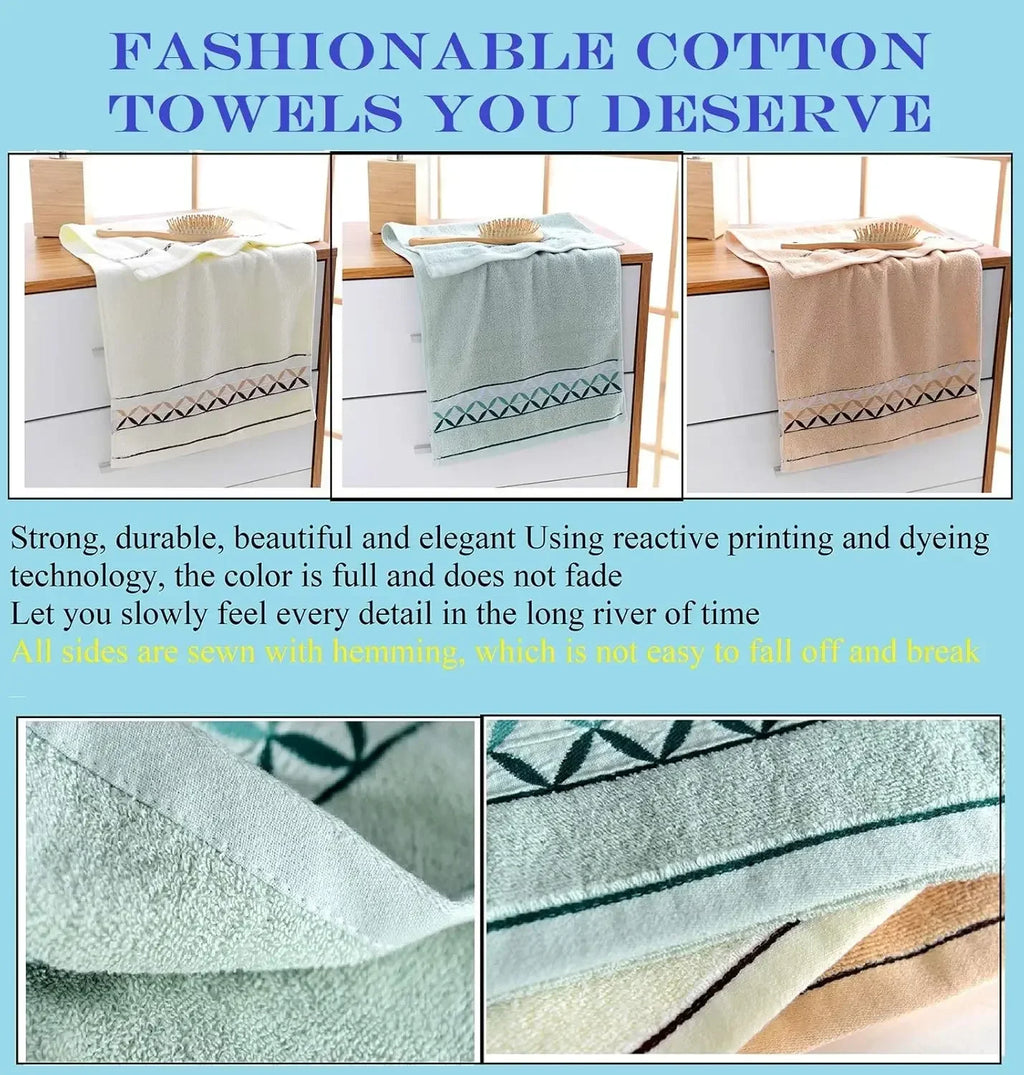 4 piece pure cotton hand towel,