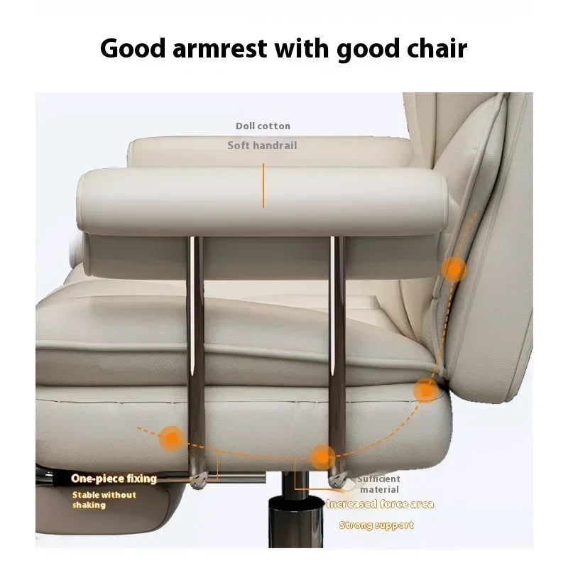 Ergonomic Adjustable Computer Chair with Back Support.