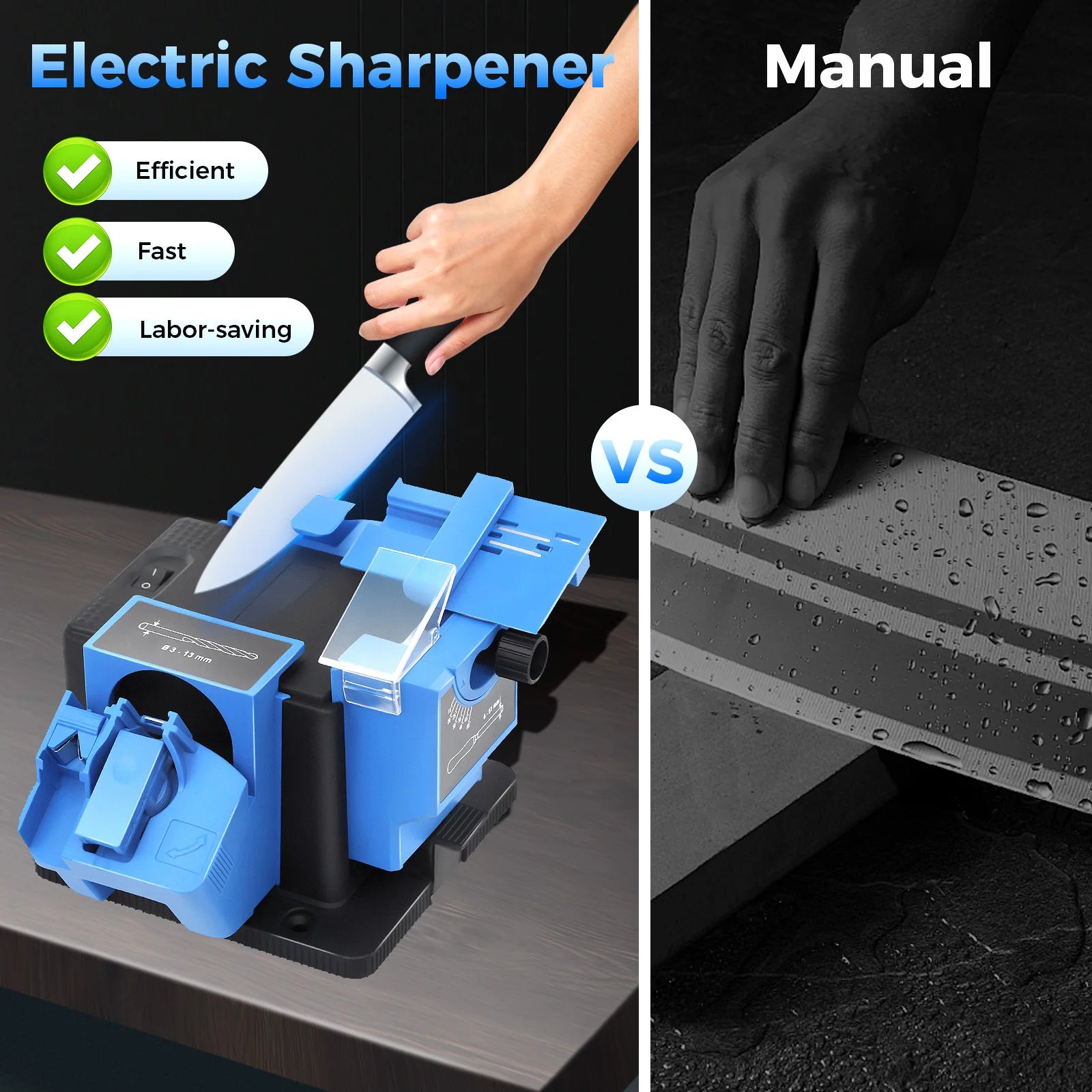 Multifunctional Electric Knife Sharpening Machine and Drill Bit Grinding Machine.