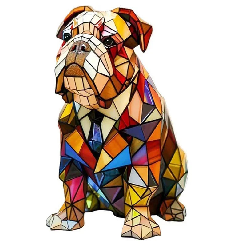 LED Various Dog Breeds Tabletop or Desktop Stained Resin Night Light