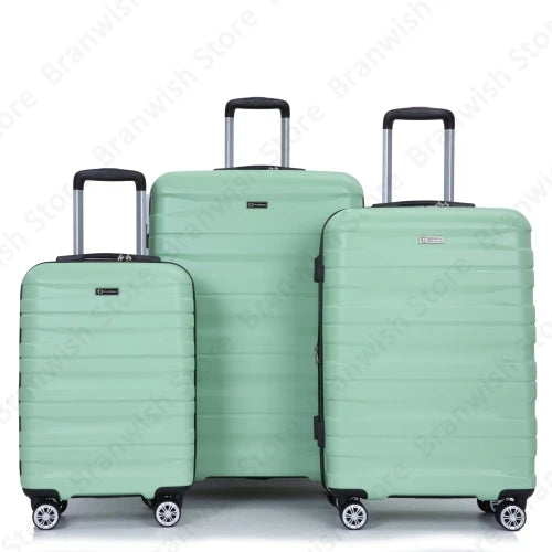 Lightweight Durable 3 Piece Expandable Luggage Set with TSA Lock and Spinner Wheels