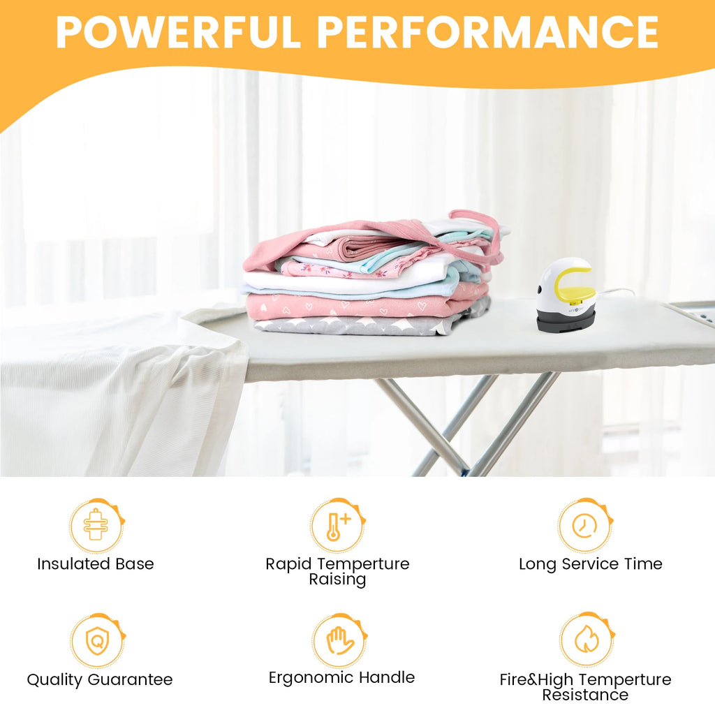 Portable Mini Heat Press Machine and Transfer Iron with Three Heat Settings