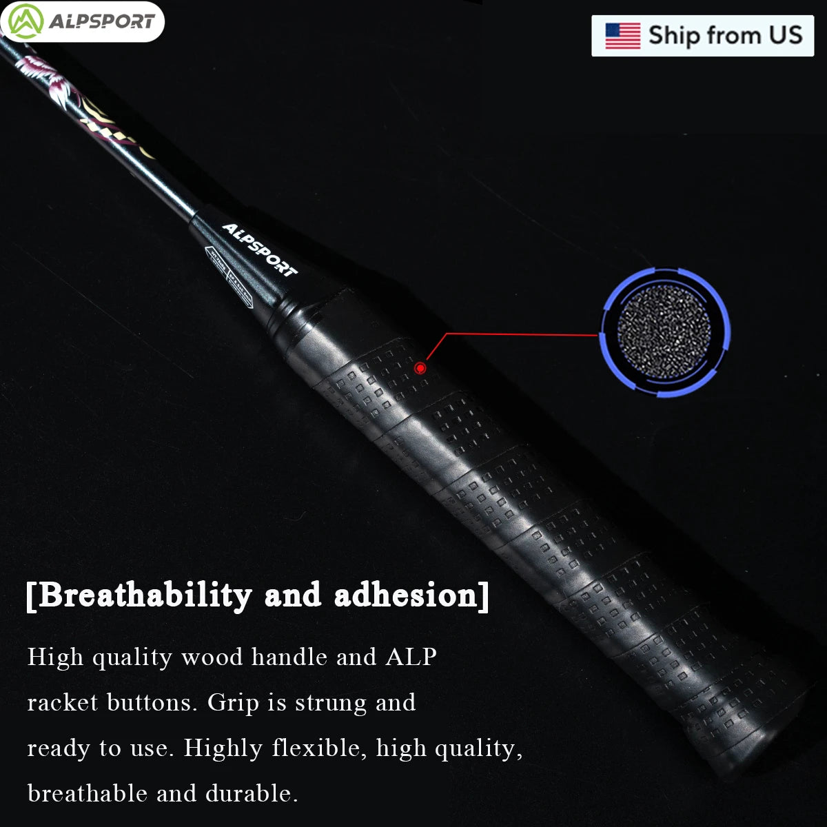Ultralight Offensive Professional Carbon Fiber Badminton Racket