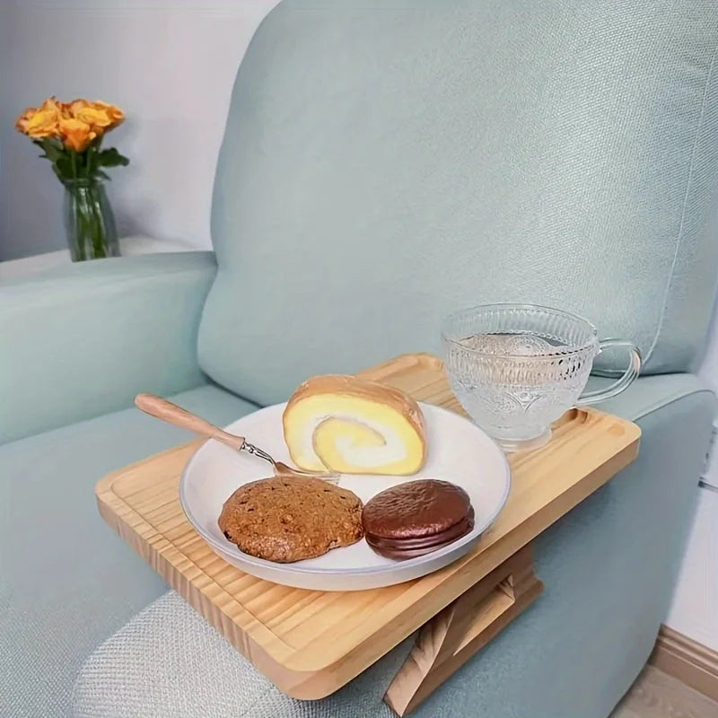 Wooden Sofa  Arm Tray; 9.5" x 13.4" size