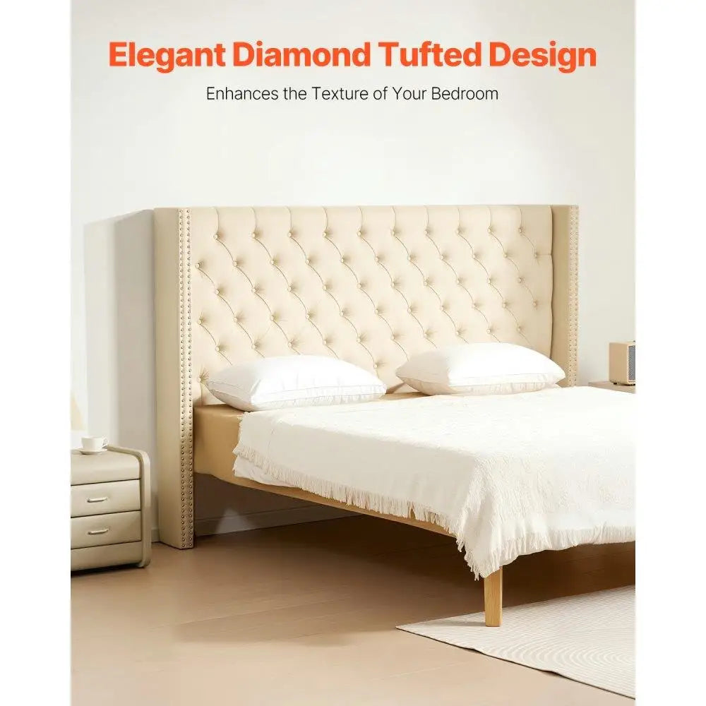 Adjustable Height Headboard for King Size Bed