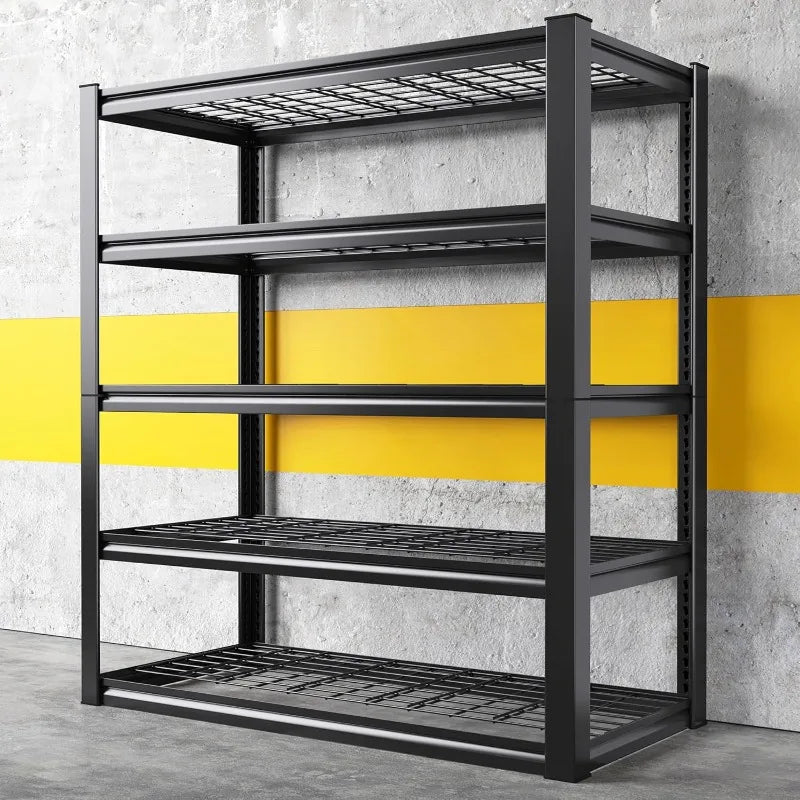 3000 lb. Industrial Metal Heavy Duty Adjustable Garage Shelving.