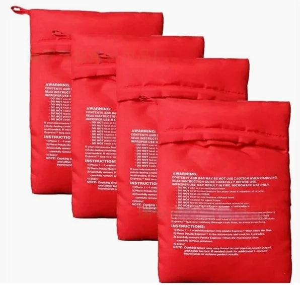 Microwave Reusable 4 Minute Potato Cooker Bag.