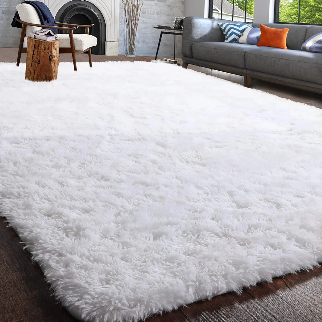 Fuzzy Non-Slip Area Rug for Multiple Rooms