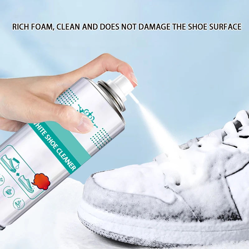 White Shoe Cleaning and Polishing Multi-Functional Foam Cleaner