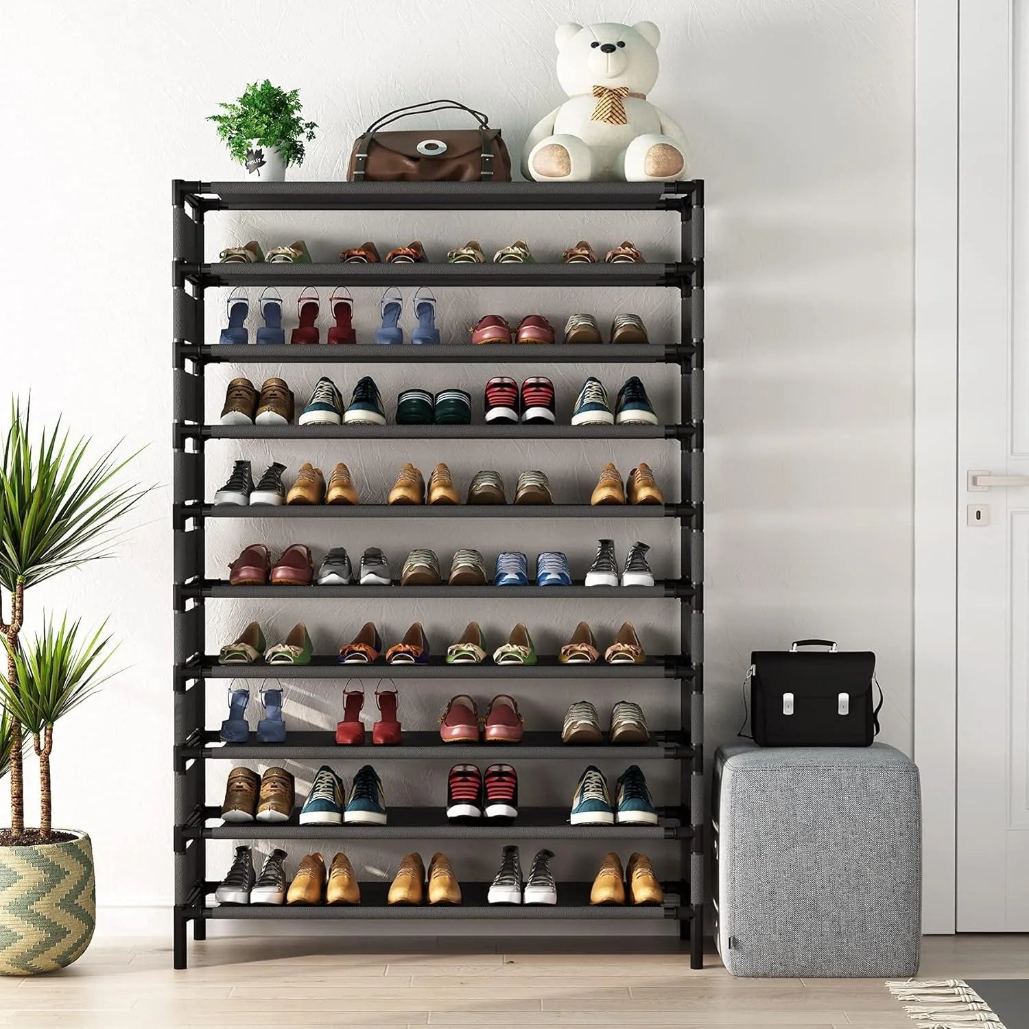 Large Multi-Use Storage Rack Organizer for  Shoes or Books