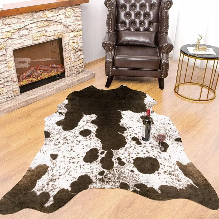 Faux Fur Animal Hide Rug,, Multi-room Use Rug, Decorative Floor Mat