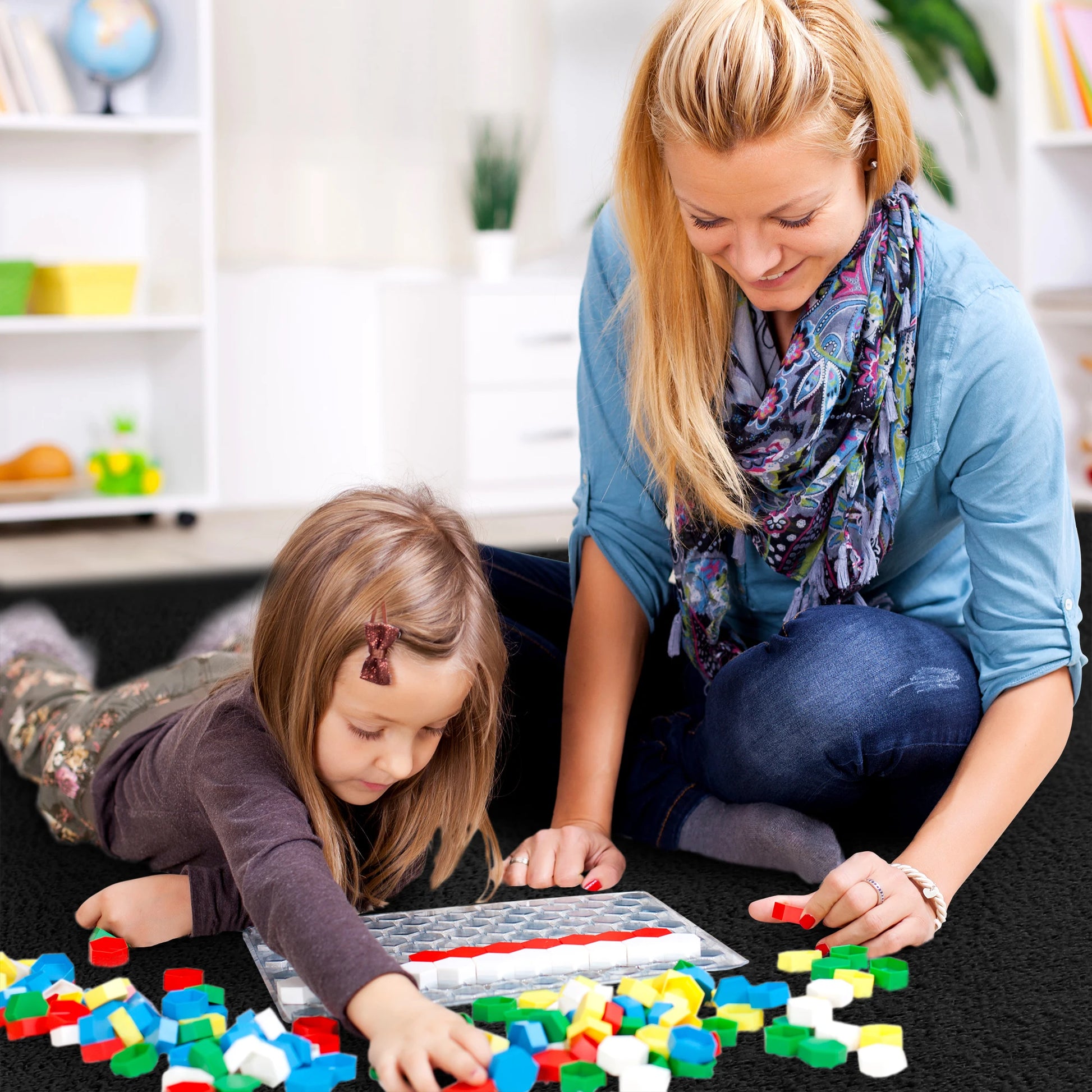 Large, Soft Nonslip Rectangular Multi-Room Use Floor Rug. 143 x 244 cm