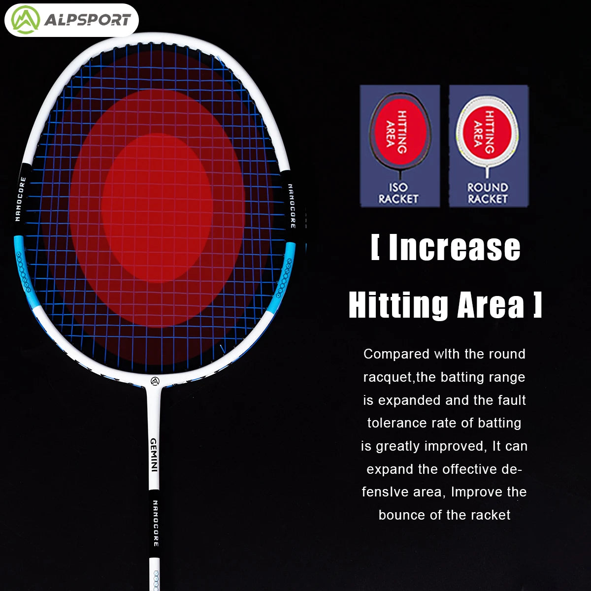 2 Badminton Rackets with Badminton String and Carrying Bag.