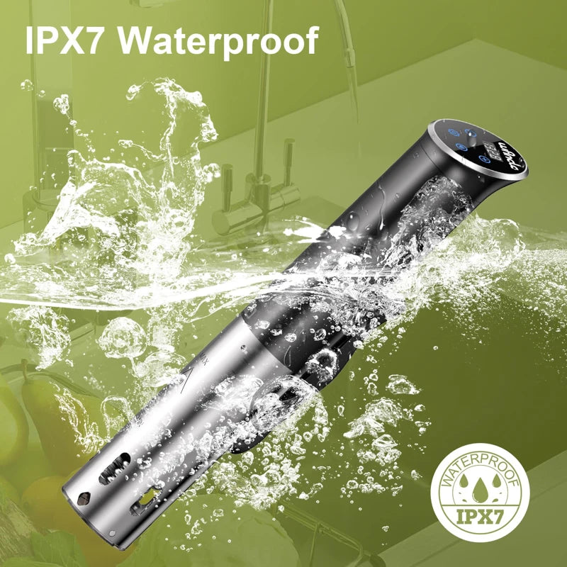 1100W Waterproof Vacuum Sous Vide Slow Cooker with Digital LCD Display