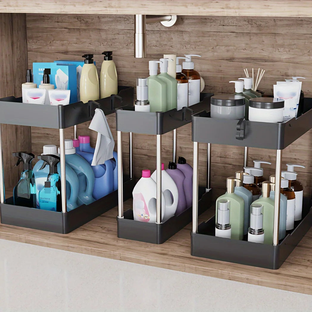 3-piece Under Sink or Counter Top Organizer