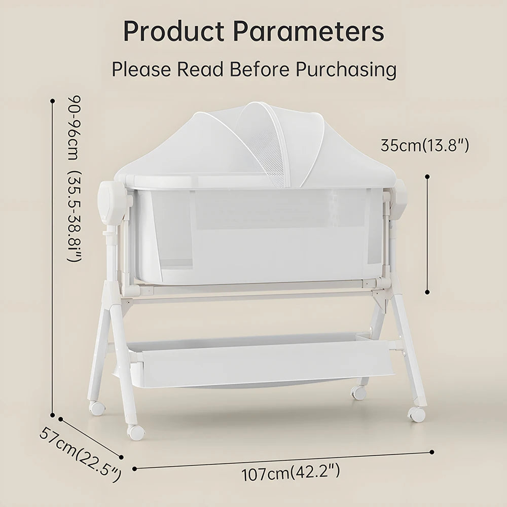 Automatic Rocking Unisex Newborn Baby Portable and Foldable Travel Crib. Various Colors.