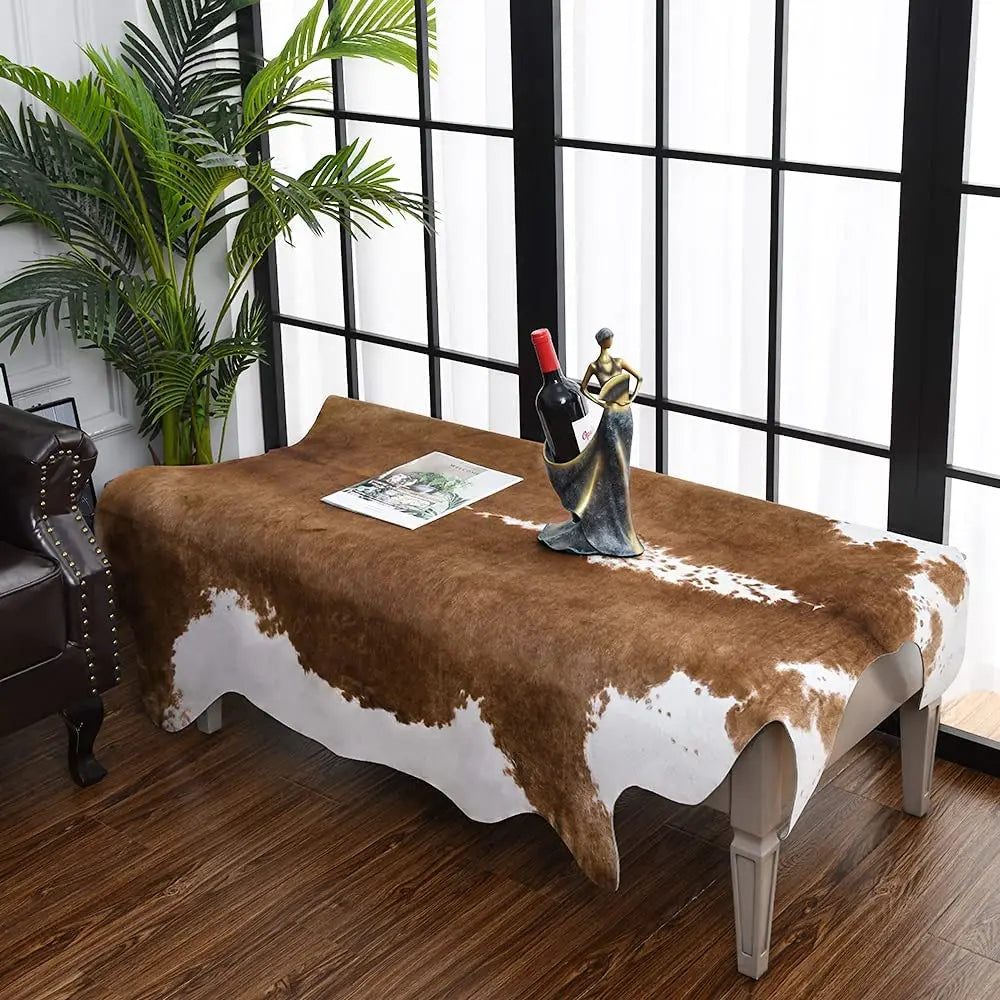 Faux Fur Animal Hide Rug,, Multi-room Use Rug, Decorative Floor Mat