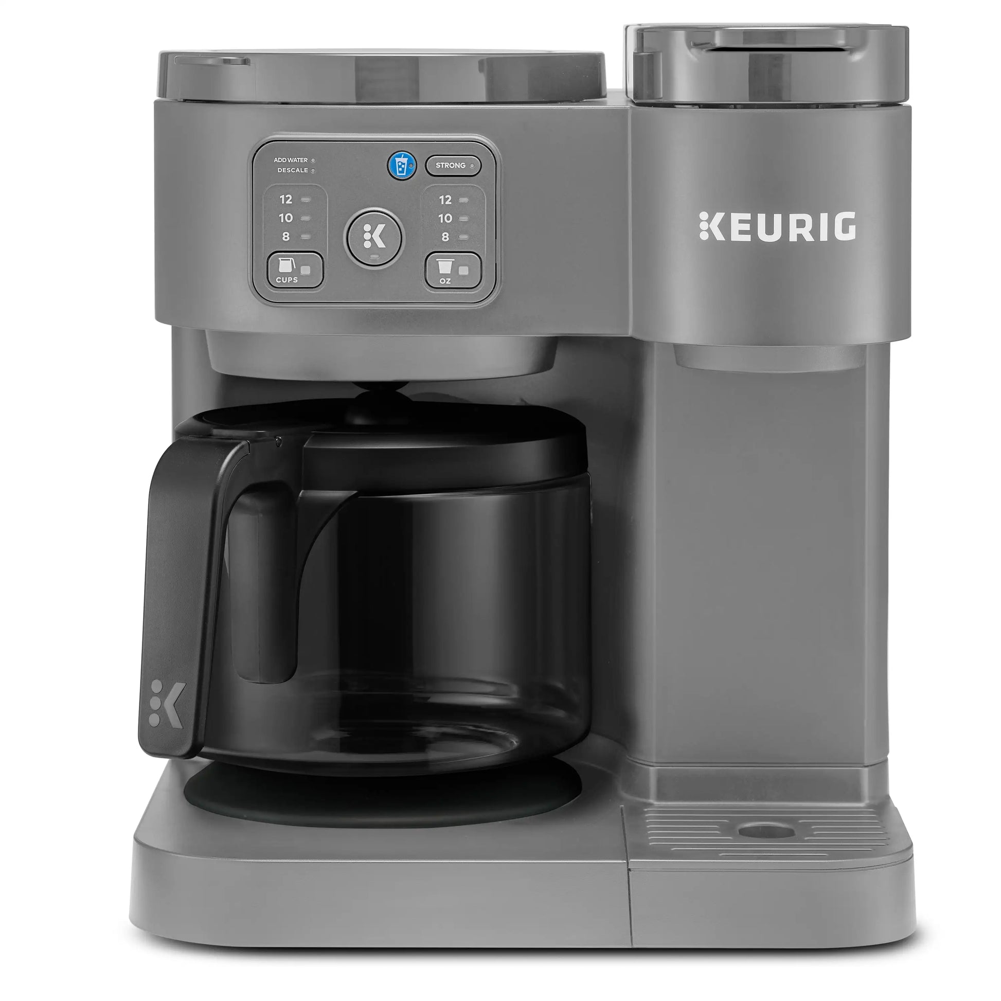 Hot & Iced Single-Serve K-Cup Pod Coffee Maker & Carafe.