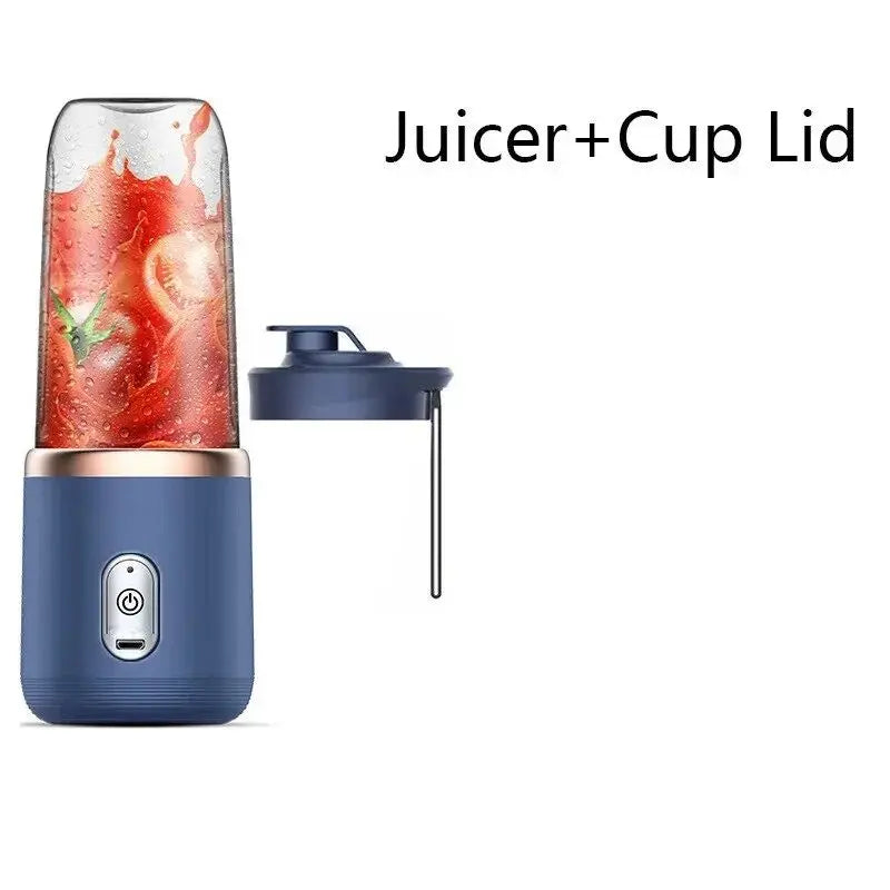 Portable USB Rechargeable Household 6-Blade Juicer/Blender.