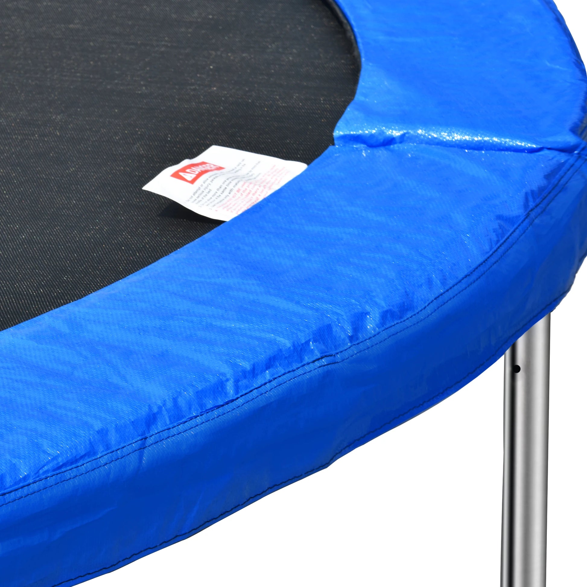 14FT Outdoor Trampoline With Basketball Backboard, Enclosure Net And Outside Ladder