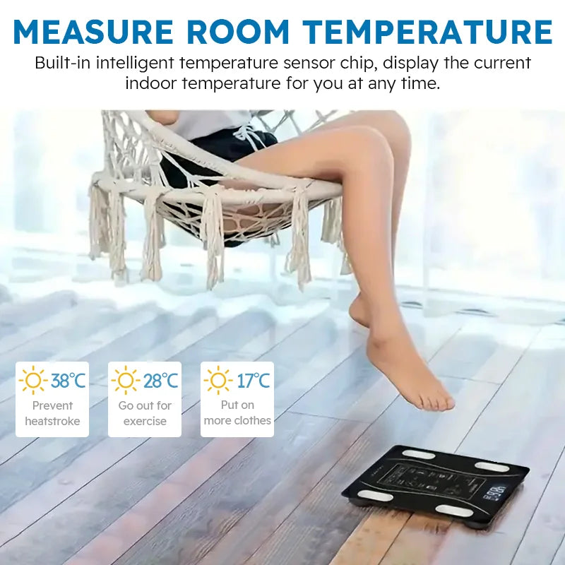 LED Digital Smart Weight Scale; Analyzes Body Composition