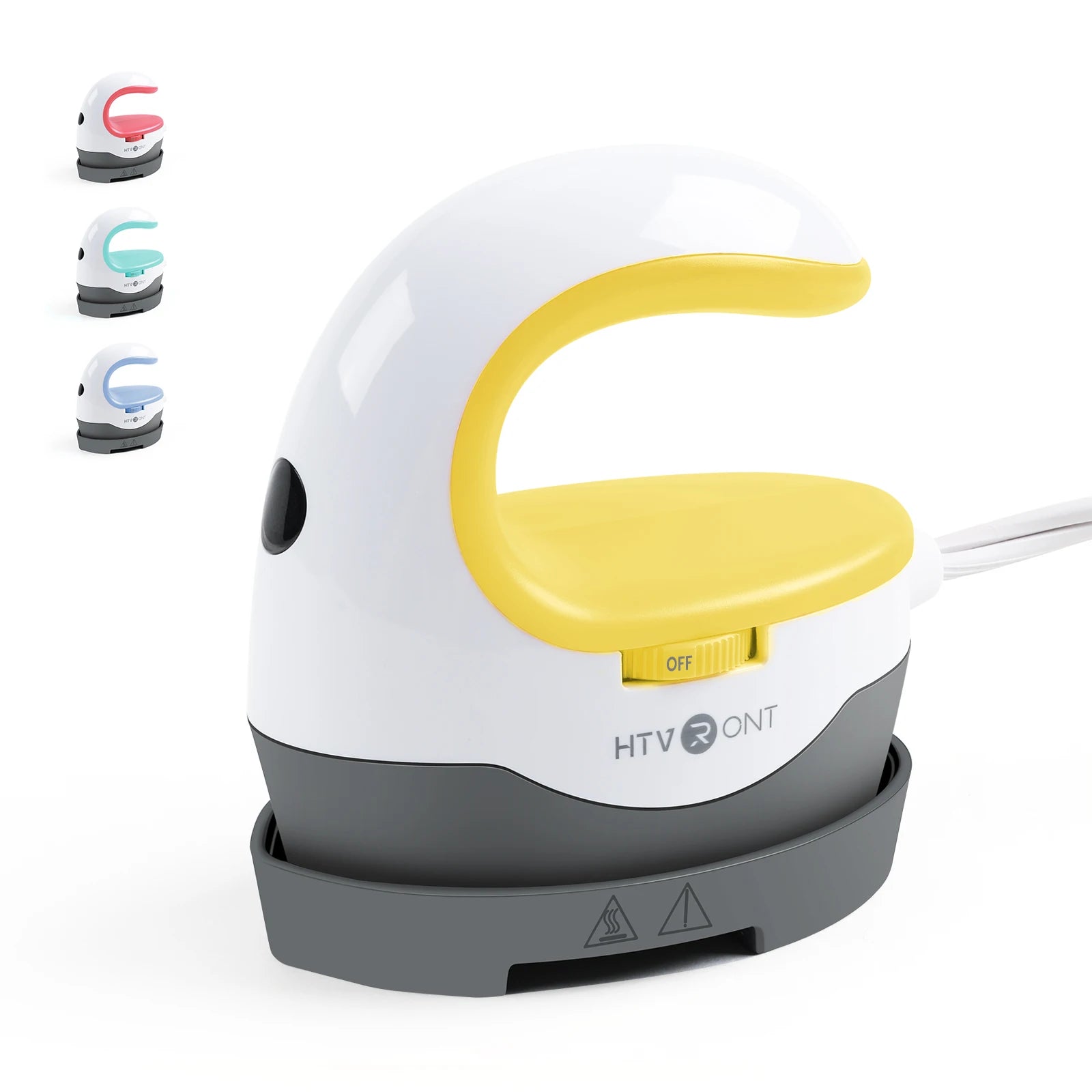 Portable Mini Heat Press Machine and Transfer Iron with Three Heat Settings