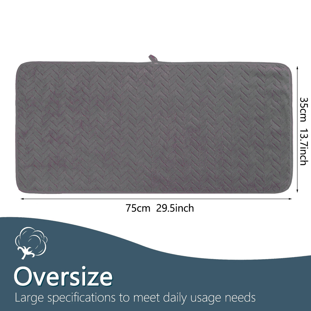 Solid Color 4-Piece Soft Highly Absorbent Towel Set.