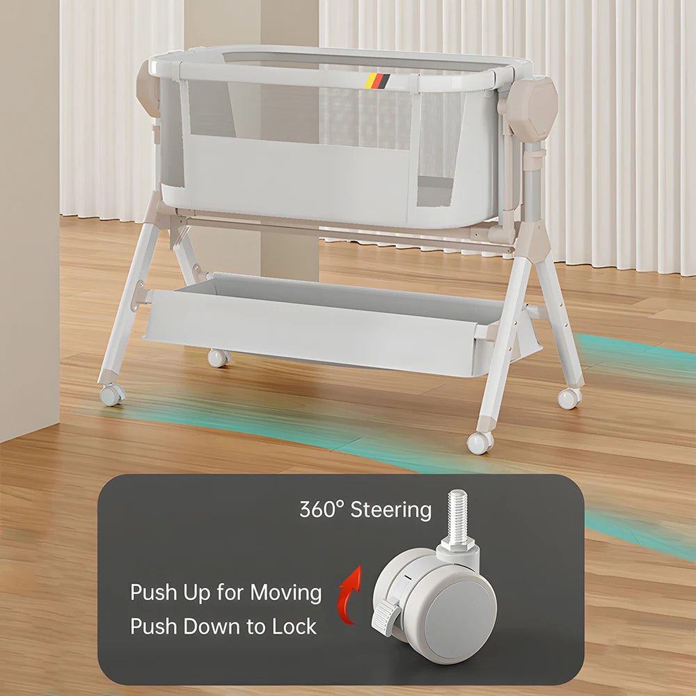 Automatic Rocking Unisex Newborn Baby Portable and Foldable Travel Crib. Various Colors.