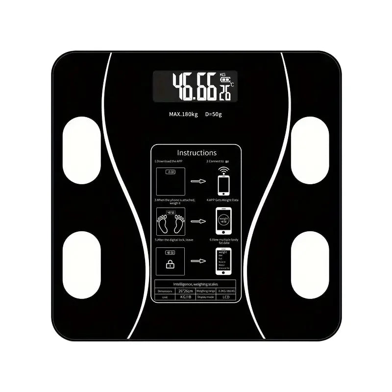 LED Digital Smart Weight Scale; Analyzes Body Composition