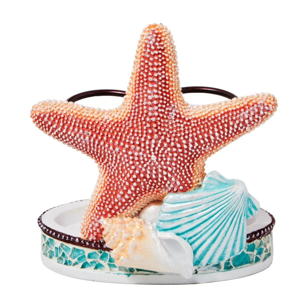 Starfish Shell Design Toothbrush Holder