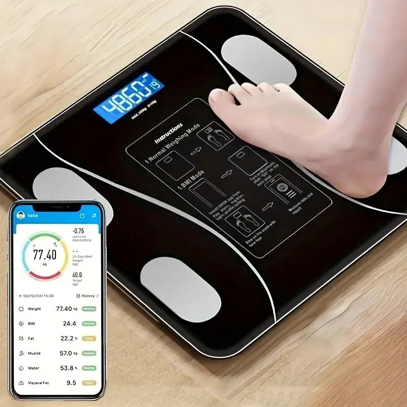 LED Digital Smart Weight Scale; Analyzes Body Composition