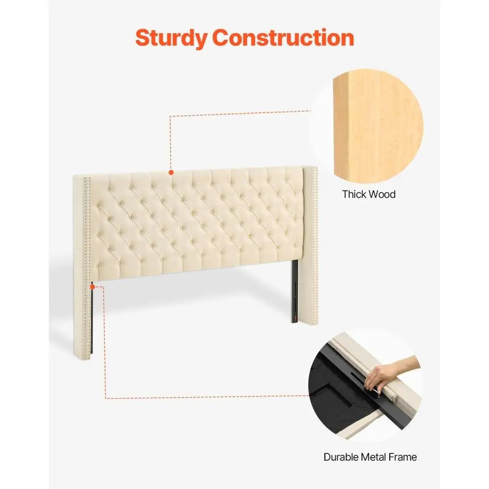 Adjustable Height Headboard for King Size Bed