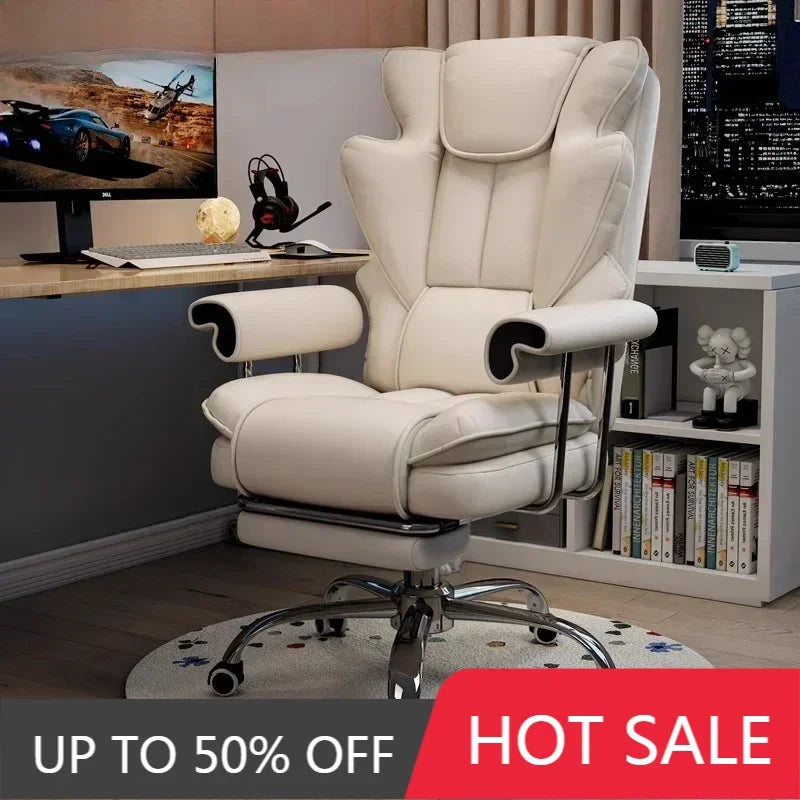 Ergonomic Adjustable Computer Chair with Back Support.