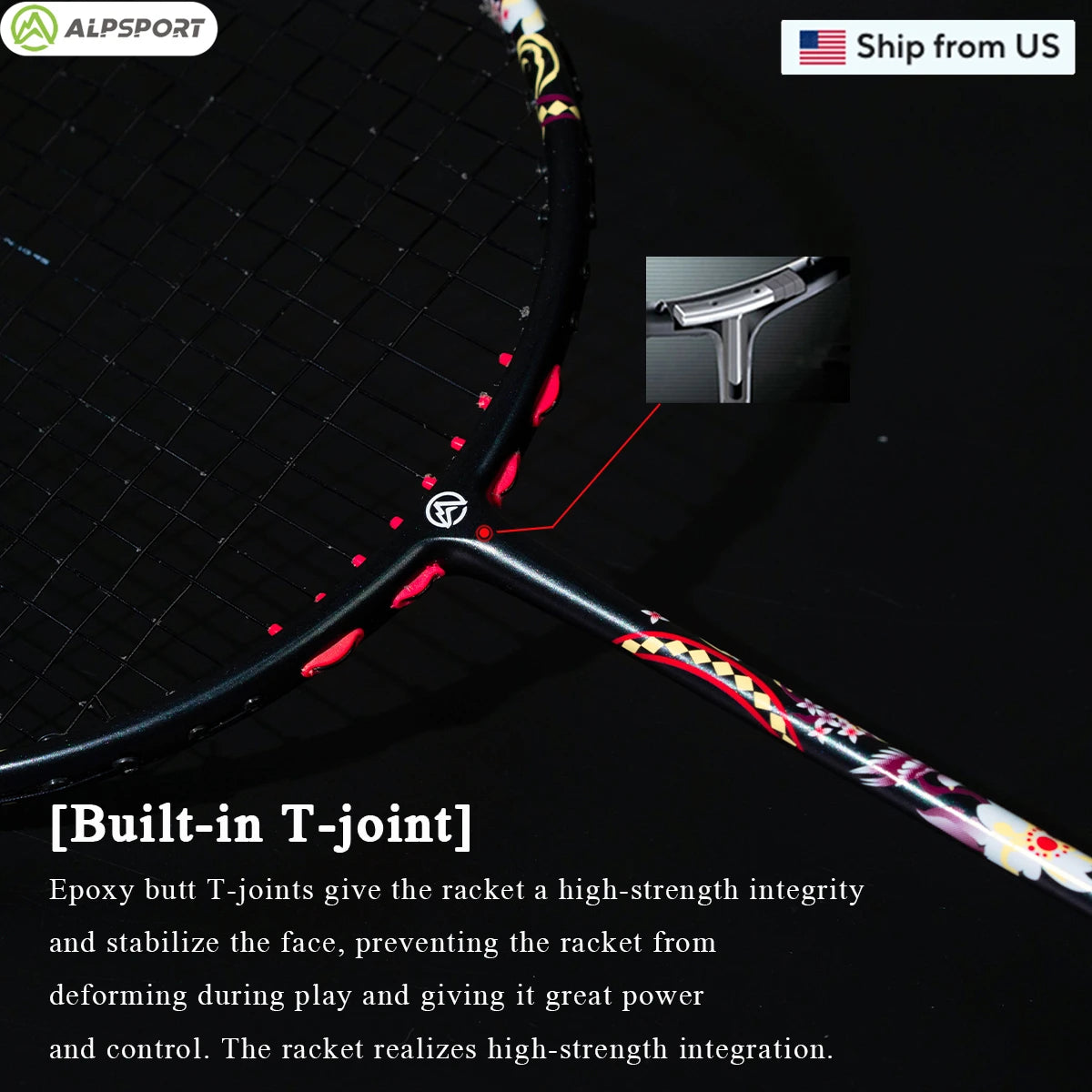 Ultralight Offensive Professional Carbon Fiber Badminton Racket