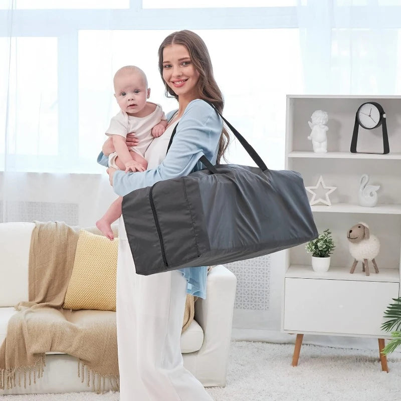 Deluxe Nursery Center with Foldable Play yard for Baby & Toddler with Changing Table for Newborn.