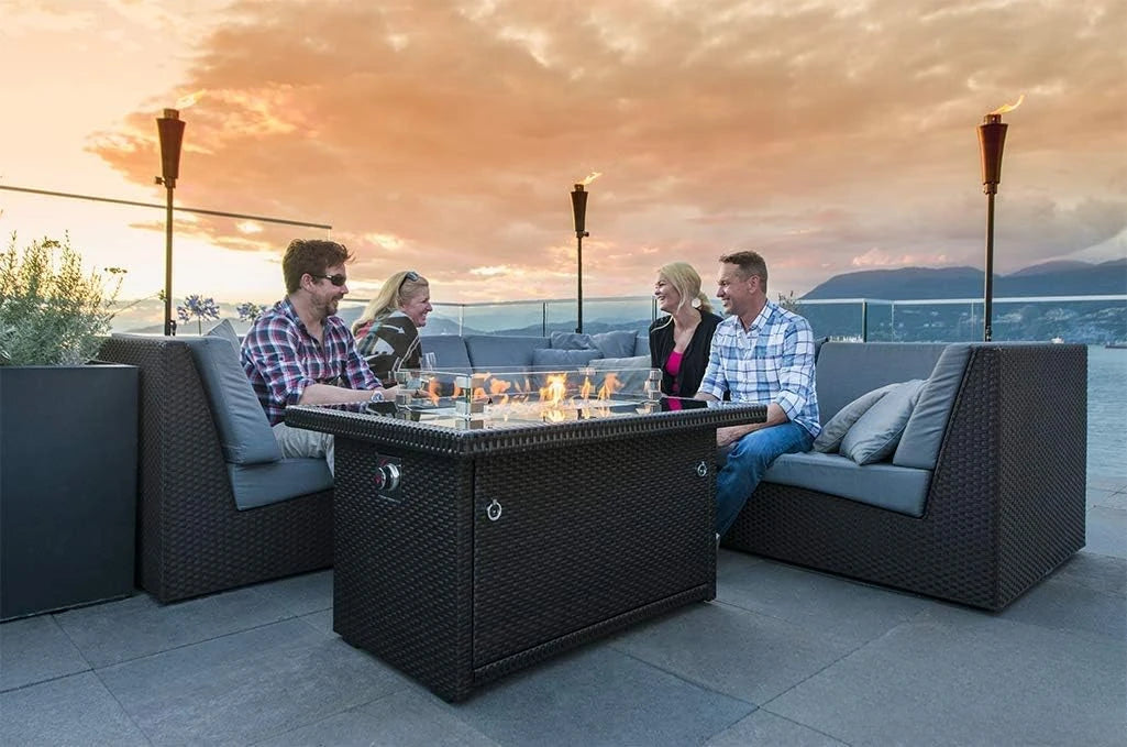 Slate GreSlaty Patio Fire Table