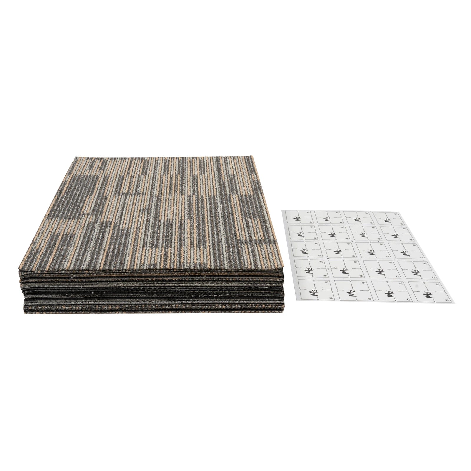 20Pcs Commercial 20"x20" Adhesive Carpet Floor Squares