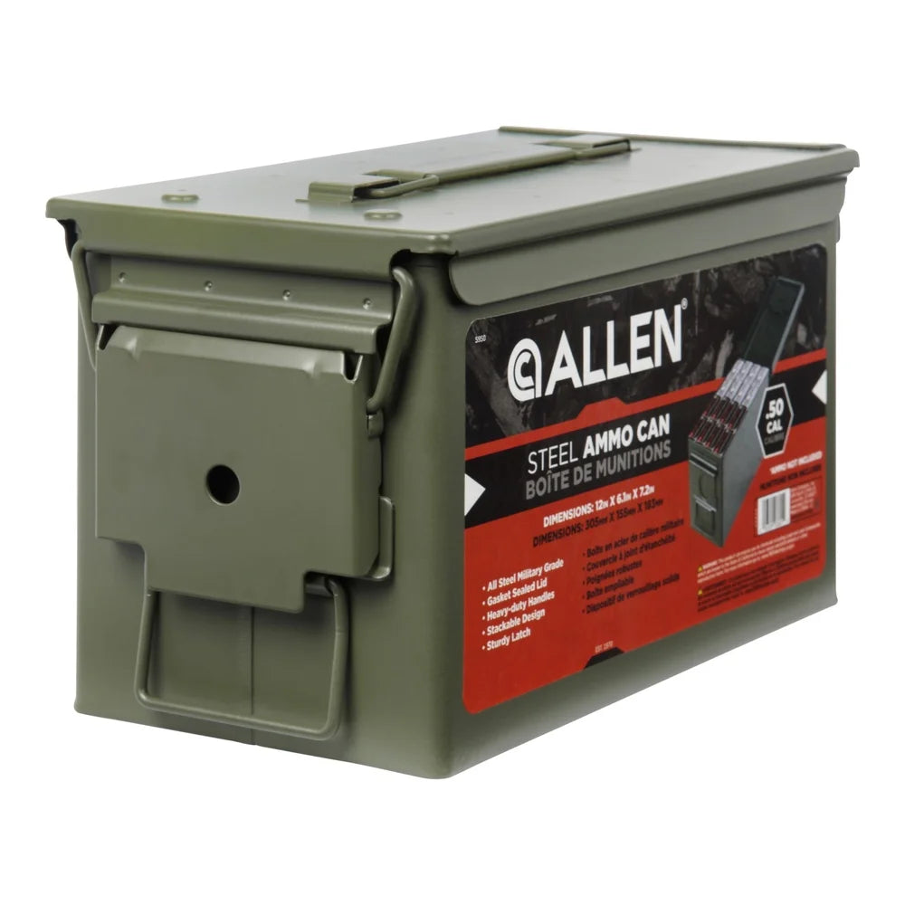 Heavy Duty Lockable Waterproof Classic Steel Ammo Box.