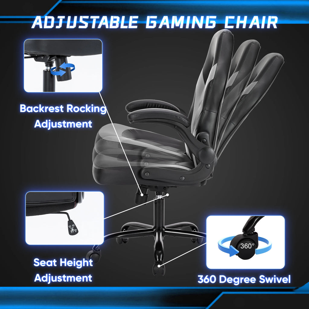 Ergonomic Adjustable Computer Chair for Office, Home, or Gaming