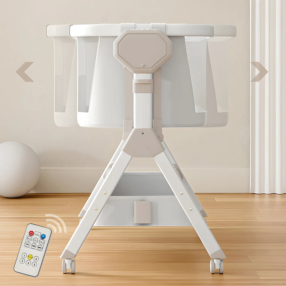 Automatic Rocking Unisex Newborn Baby Portable and Foldable Travel Crib. Various Colors.