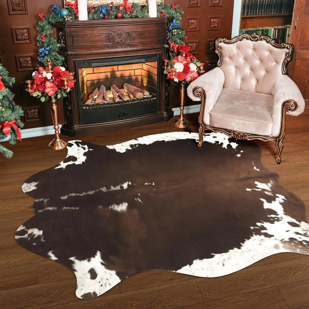 Faux Fur Animal Hide Rug,, Multi-room Use Rug, Decorative Floor Mat