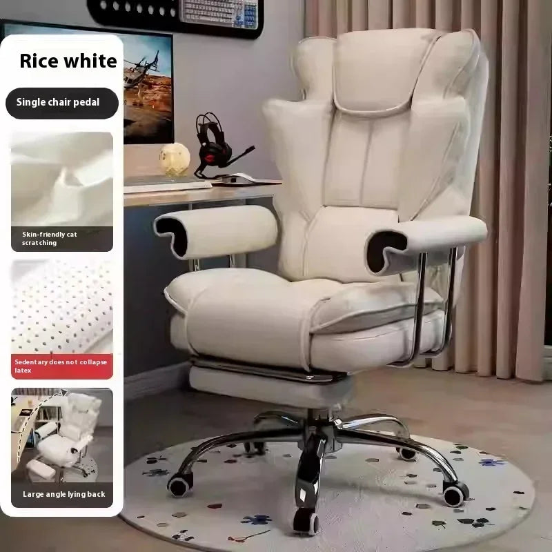 Ergonomic Adjustable Computer Chair with Back Support.