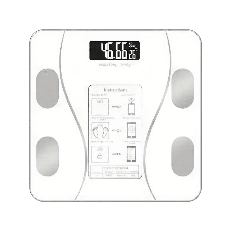 LED Digital Smart Weight Scale; Analyzes Body Composition