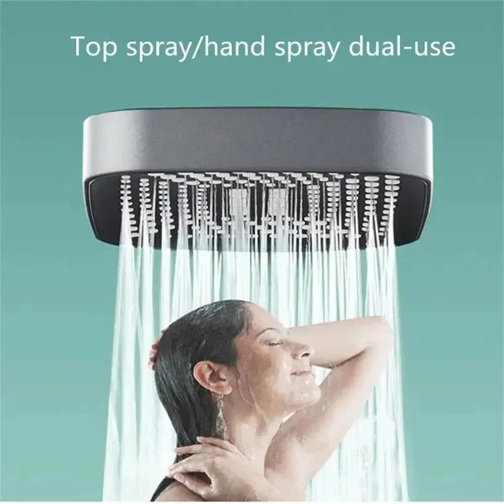 Adjustable 3 Mode High Pressure Rainfall Shower Head.