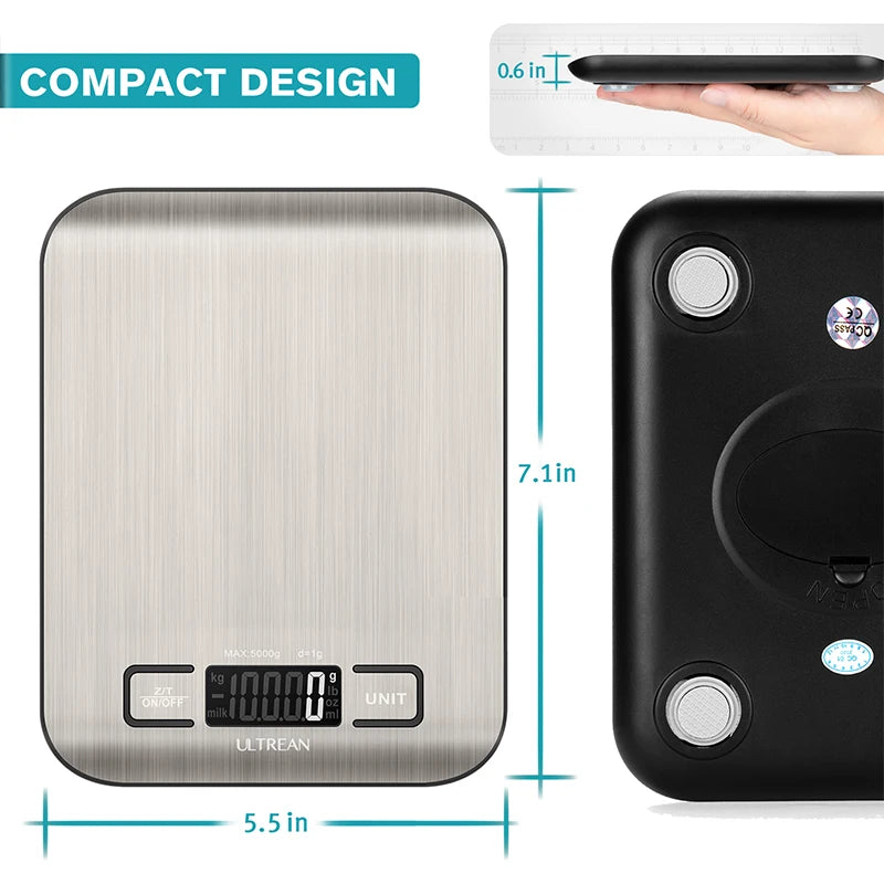 Multifunction Digital Kitchen Scale  with LCD Display.